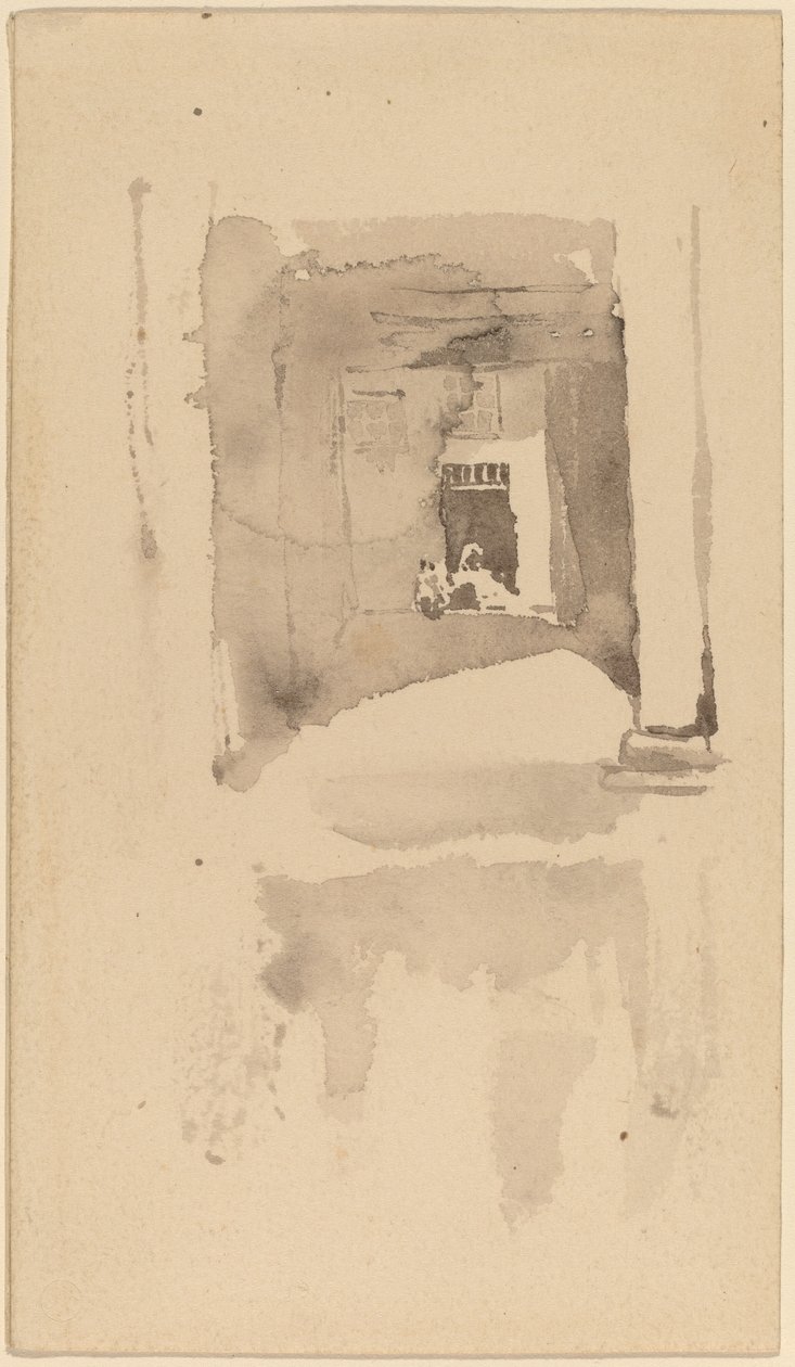 Un portone ad Ajaccio da James Abbott McNeill Whistler