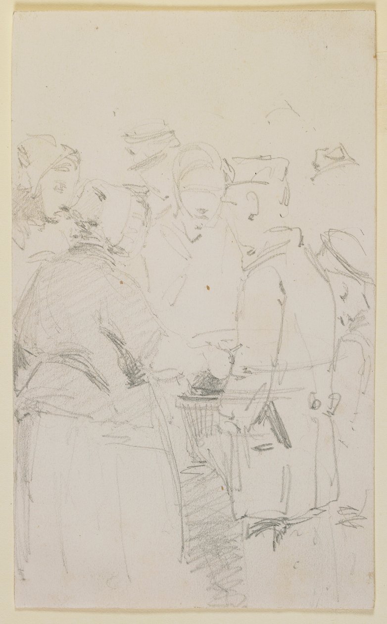Un Gruppo di Figure intorno a un Braciere da James Abbott McNeill Whistler