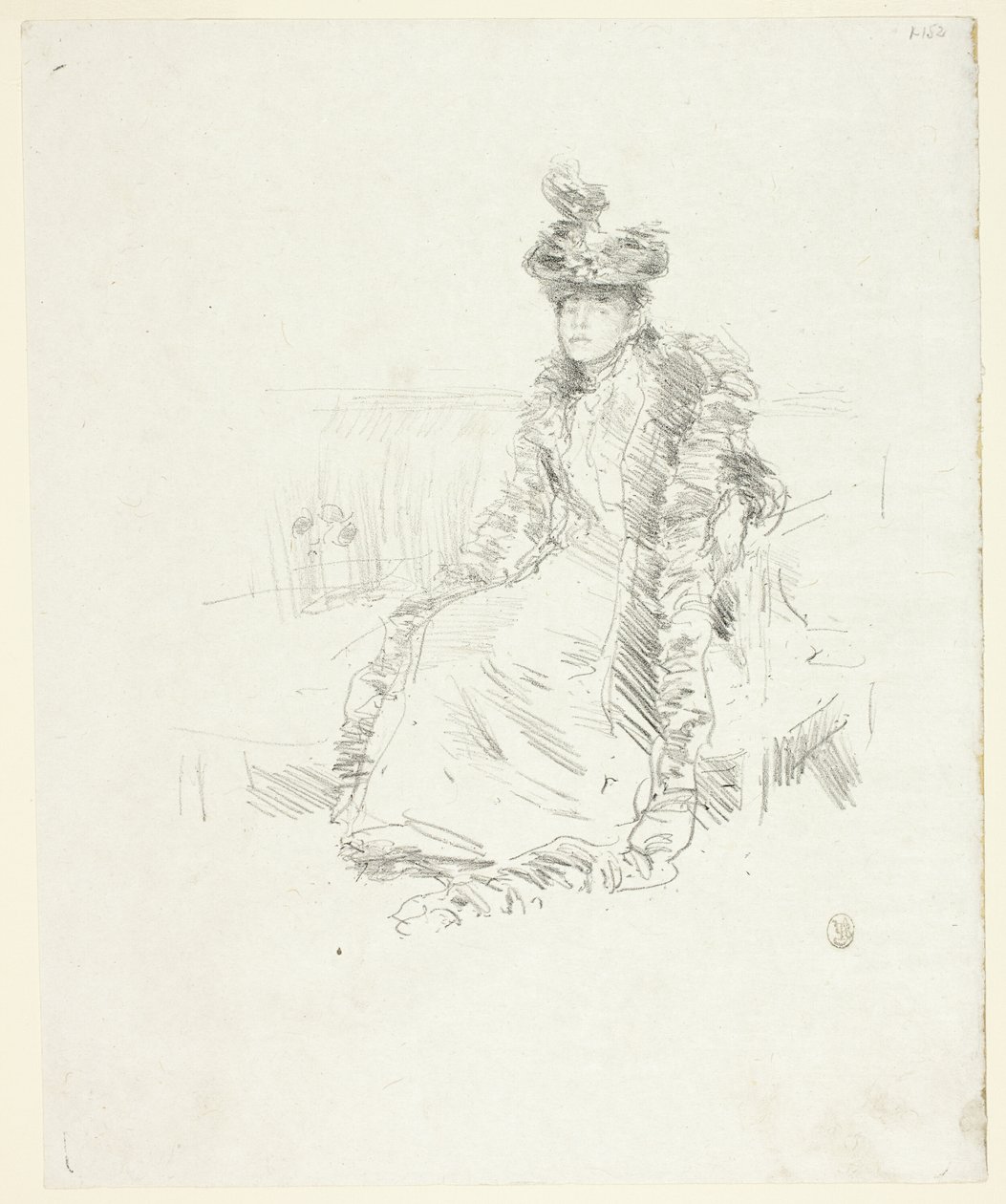 Una signora seduta da James Abbott McNeill Whistler