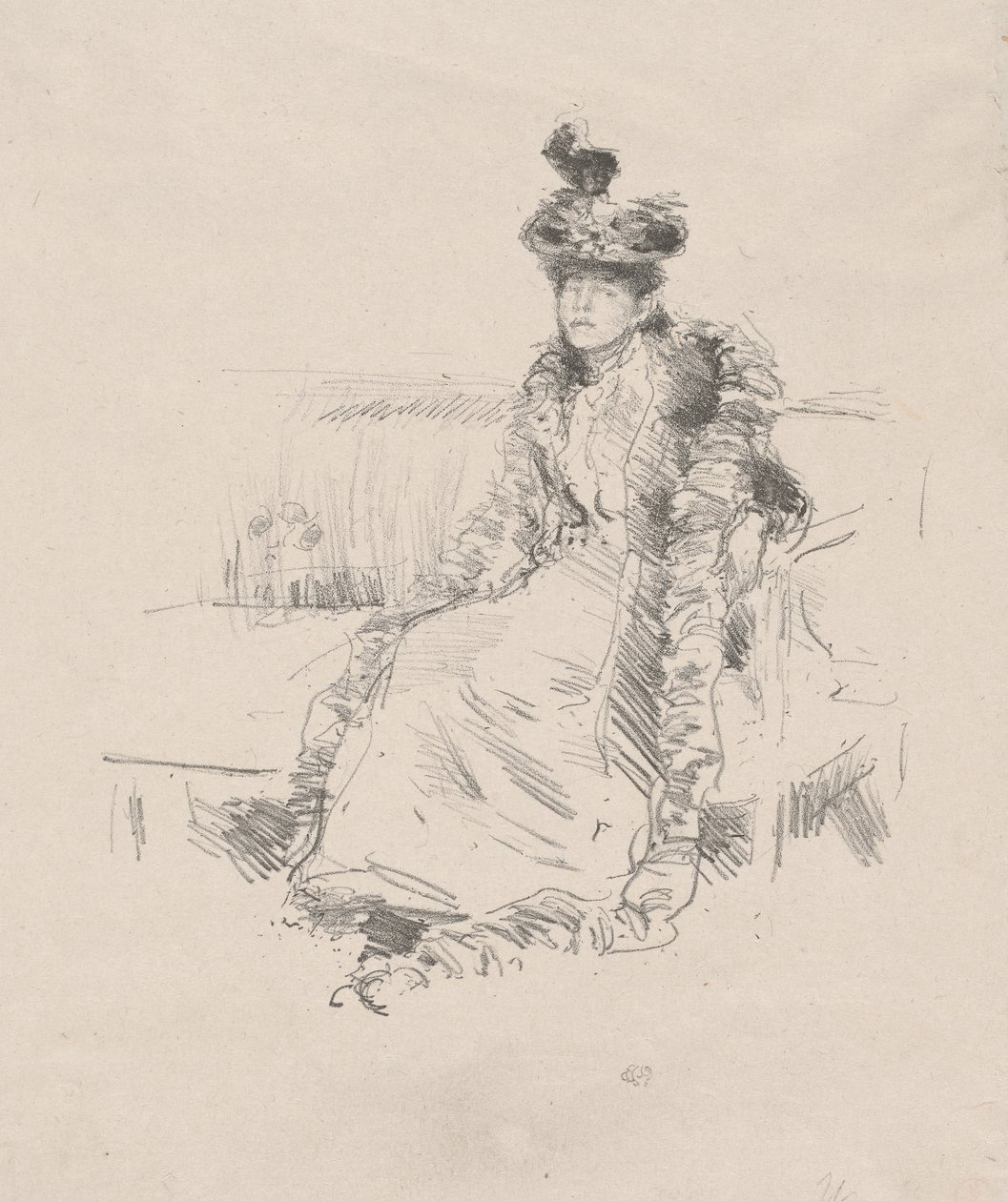 Una signora seduta da James Abbott McNeill Whistler