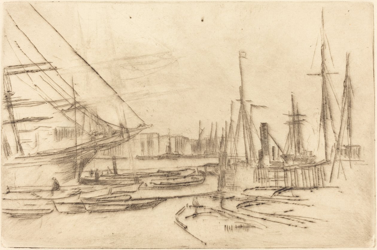 Uno schizzo da Billingsgate da James Abbott McNeill Whistler