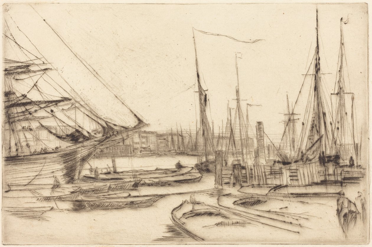 Uno schizzo da Billingsgate da James McNeill Whistler