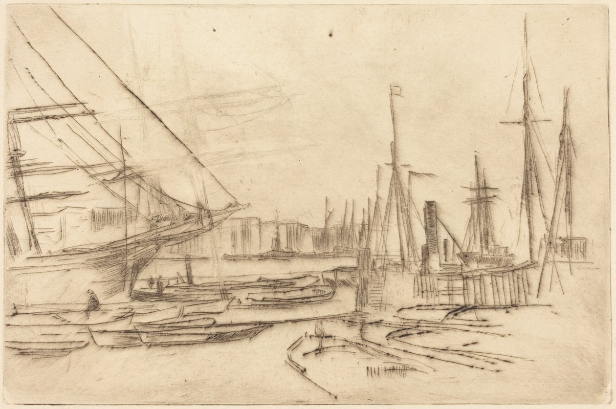 Uno schizzo da Billingsgate da James McNeill Whistler