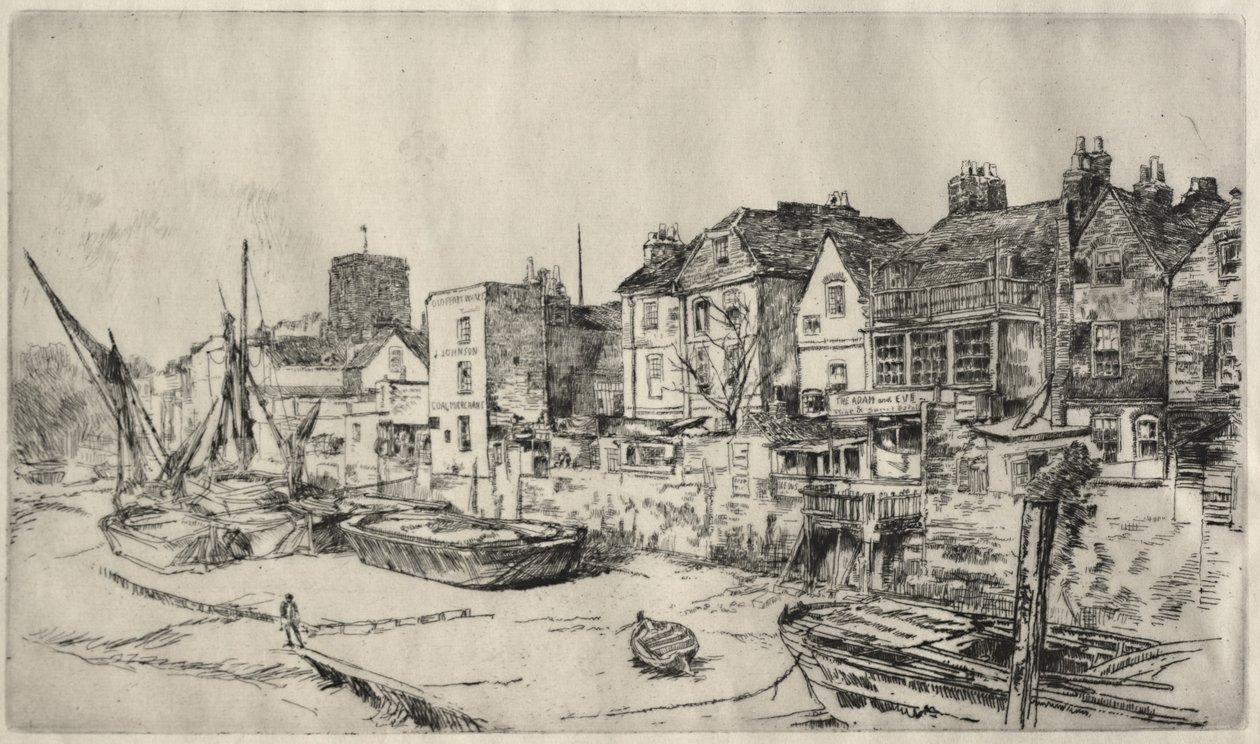 Taverna "Adamo ed Eva", Old Chelsea da James McNeill Whistler