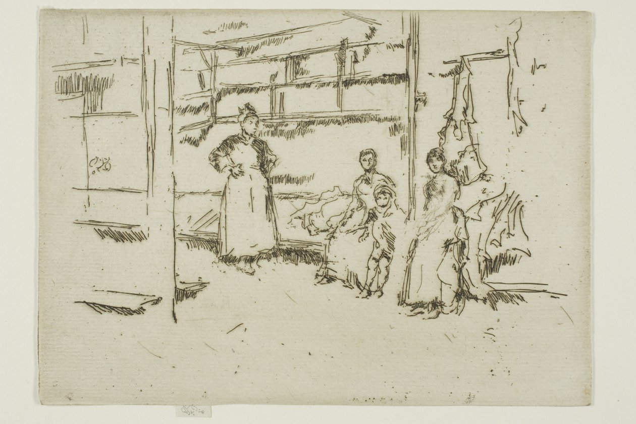 Dopo la Vendita, Scambio di Vestiti, Houndsditch da James Abbott McNeill Whistler