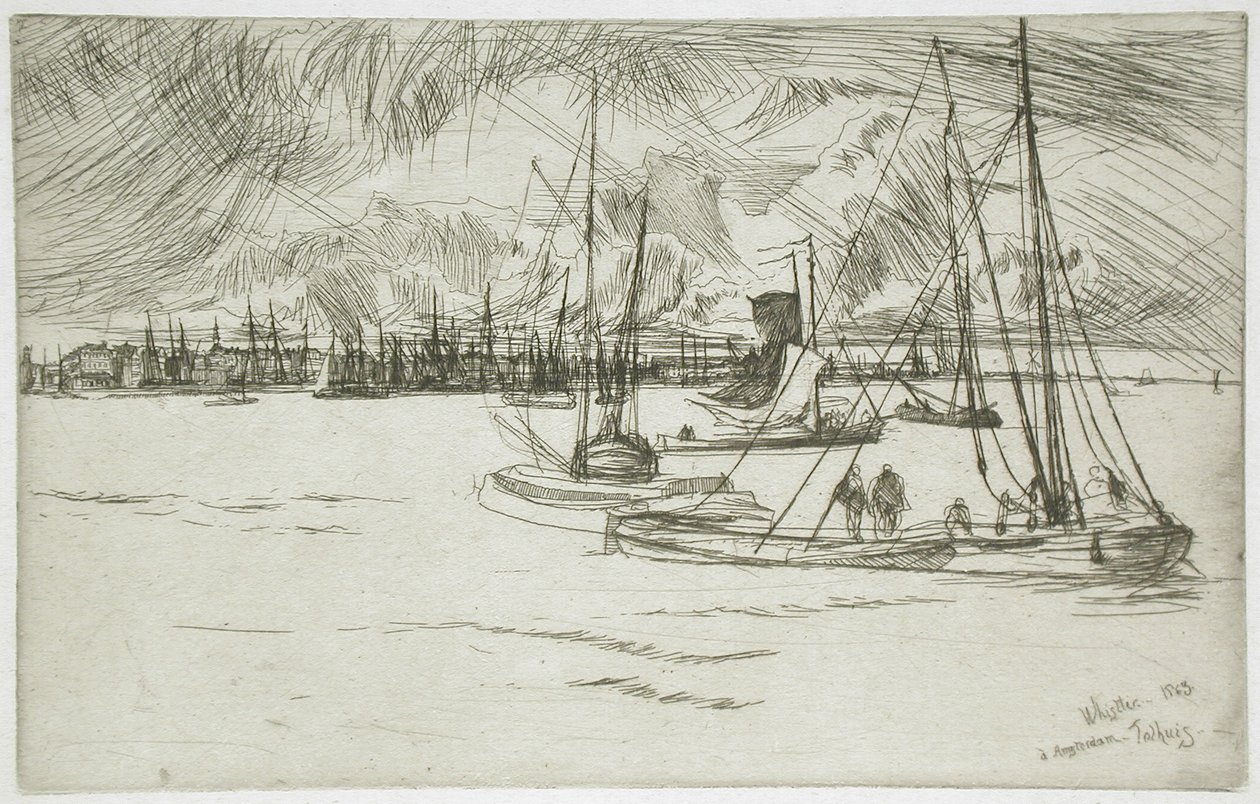Amsterdam dal Tolhuis da James McNeill Whistler
