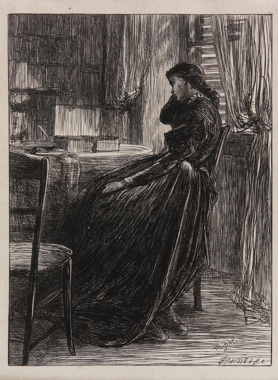 Illustrazione per <em>Il sermone di prova</em> da James Abbott McNeill Whistler