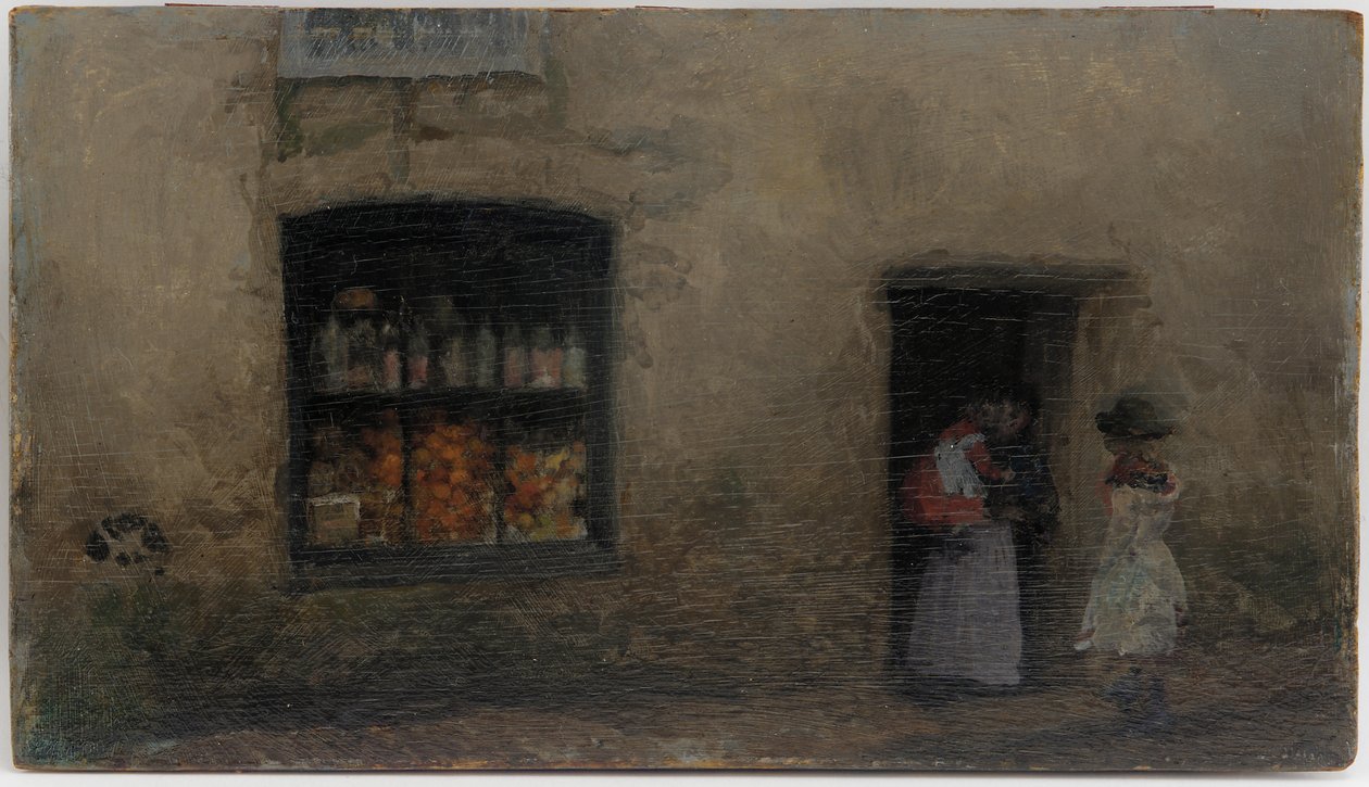 Una nota arancione: Negozio di dolci da James Abbott McNeill Whistler