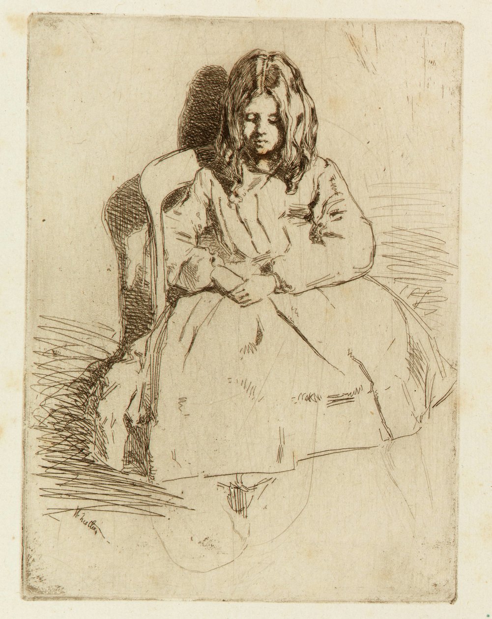 Annie, Seduta da James Abbott McNeill Whistler