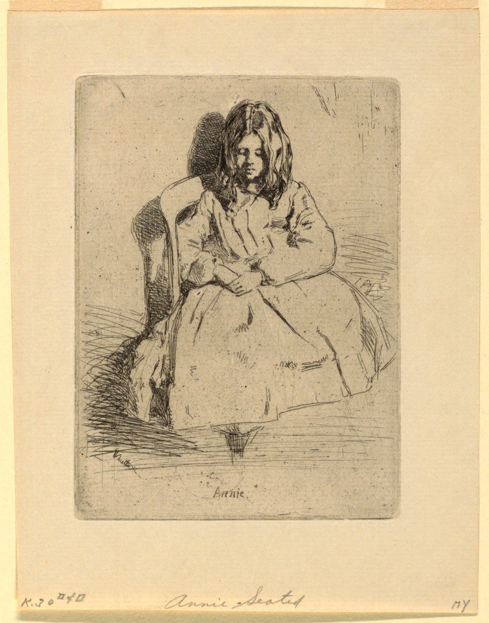 Annie, Seduta da James Abbott McNeill Whistler