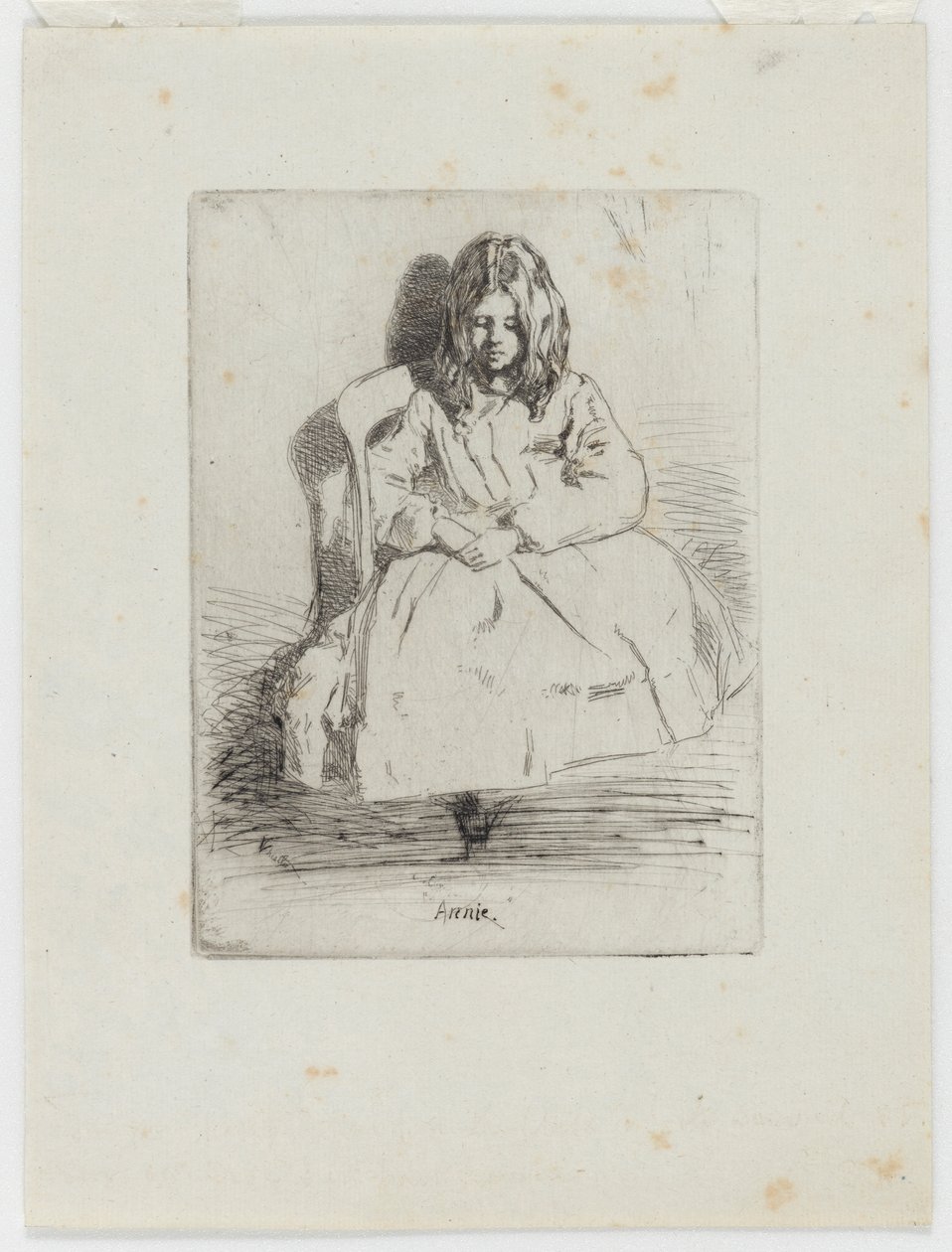 Annie, seduta da James Abbott McNeill Whistler