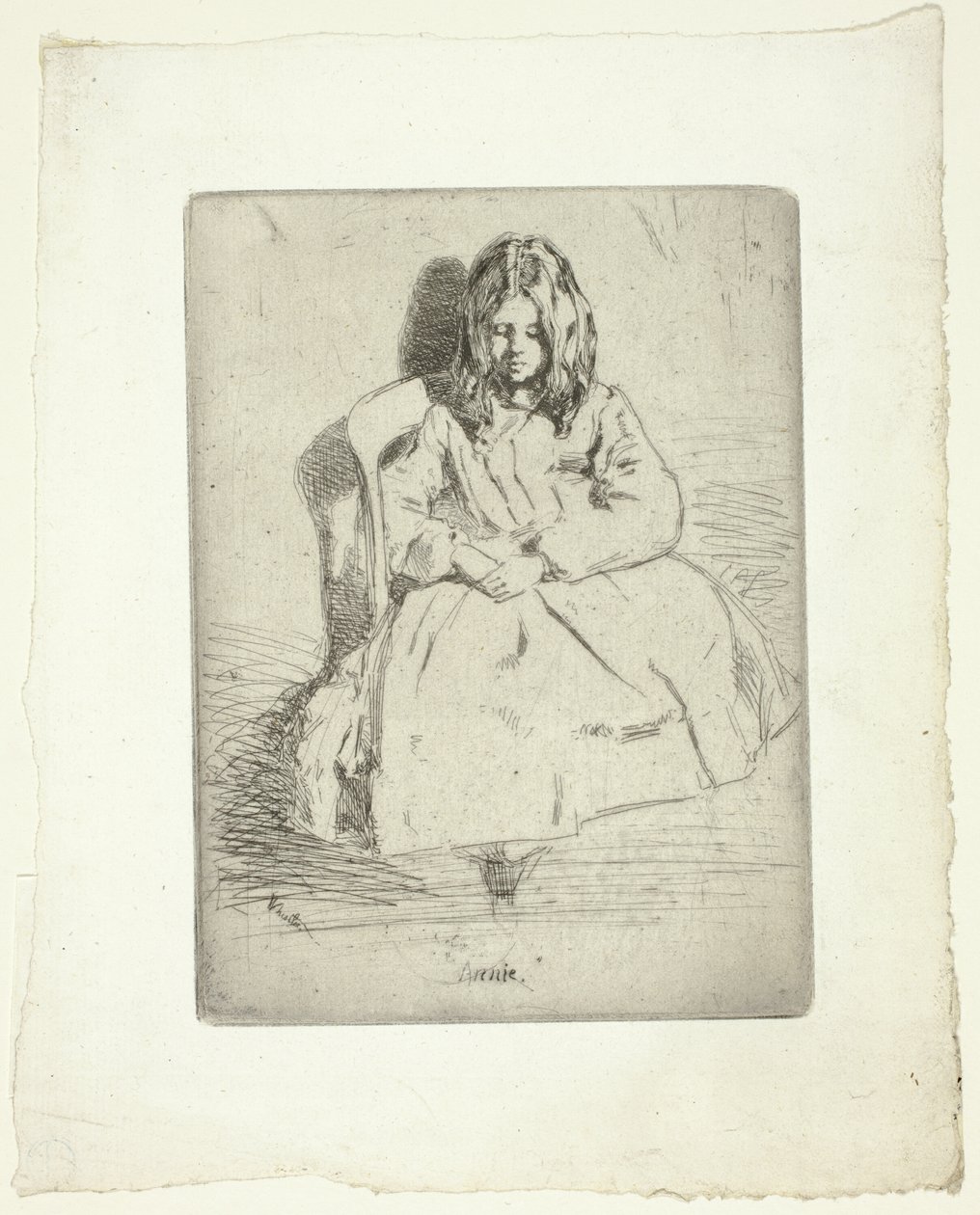 Annie, seduta da James McNeill Whistler