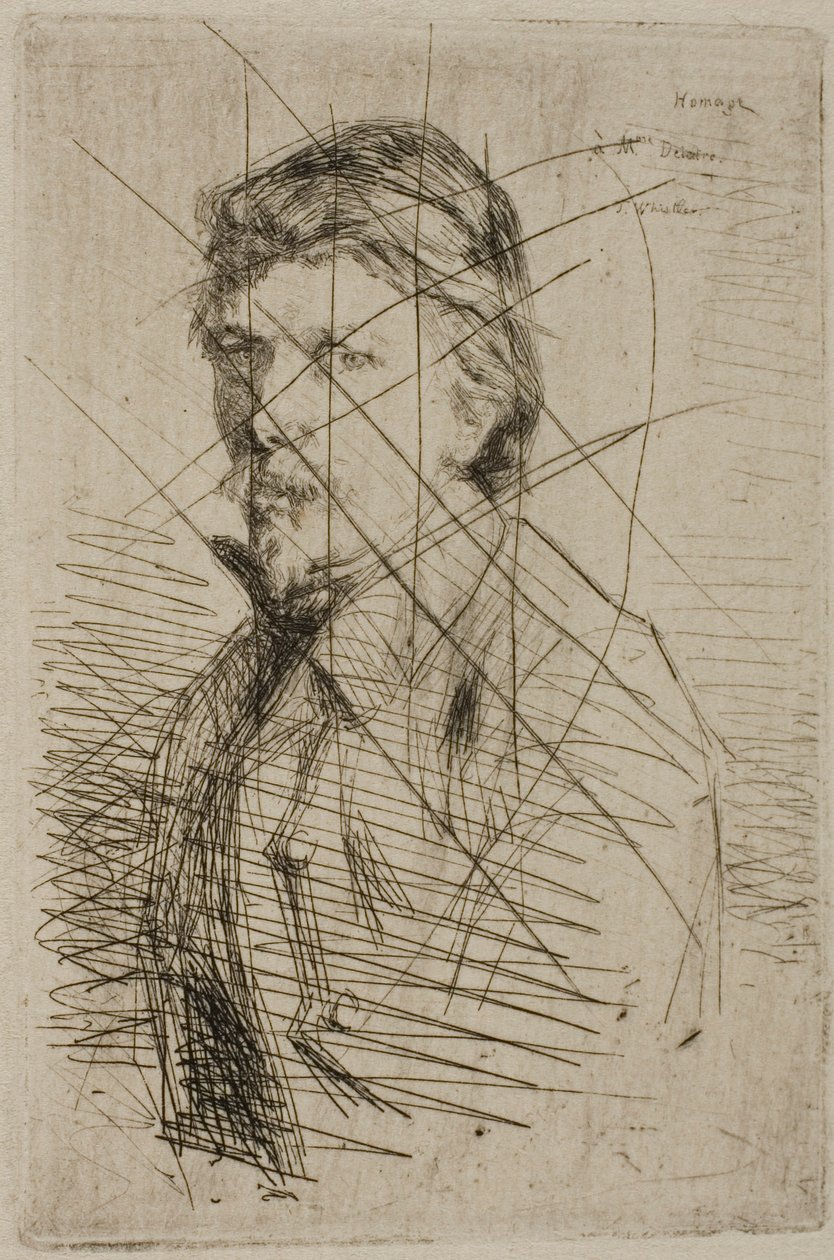 Auguste Delâtre, stampatore da James McNeill Whistler
