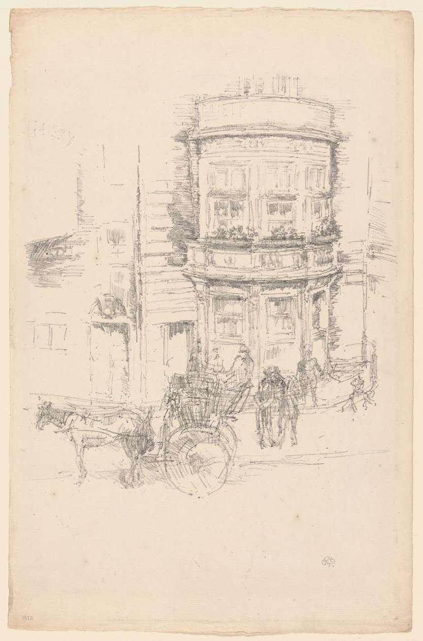 Retro del Teatro Gaiety da James Abbott McNeill Whistler