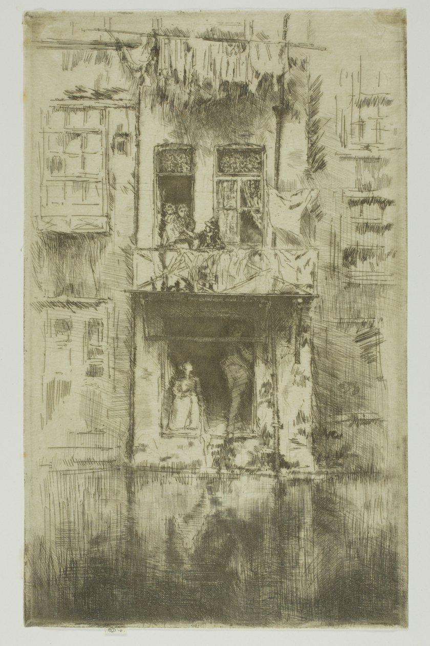 Balcone, Amsterdam da James Abbott McNeill Whistler