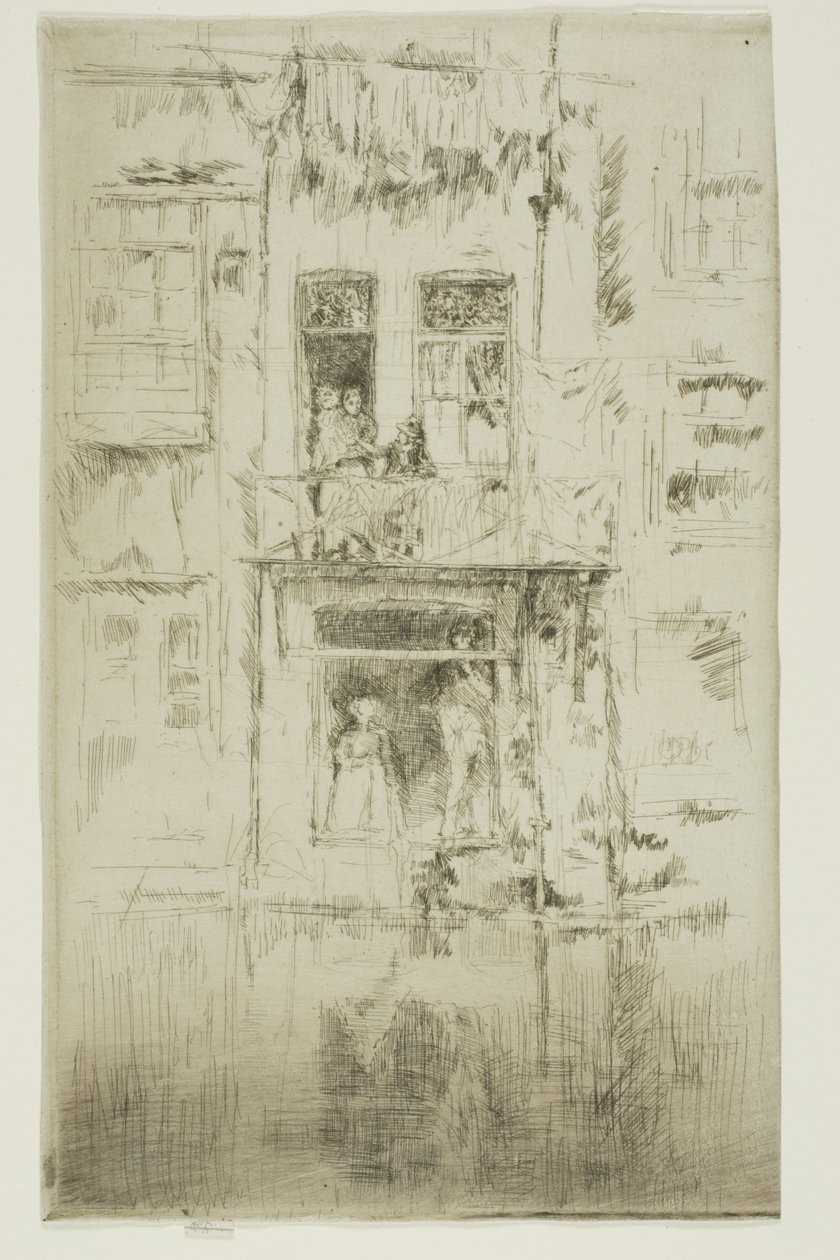 Balcone, Amsterdam da James Abbott McNeill Whistler