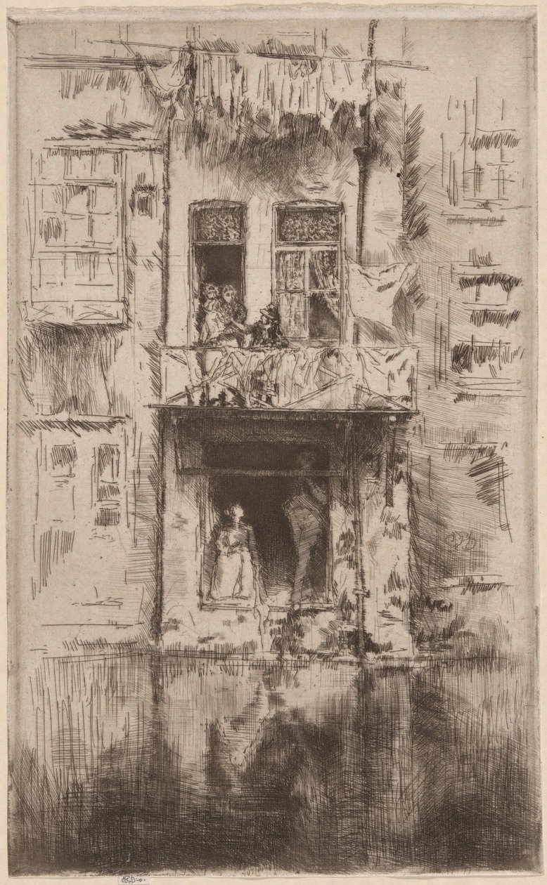Balcone, Amsterdam da James Abbott McNeill Whistler