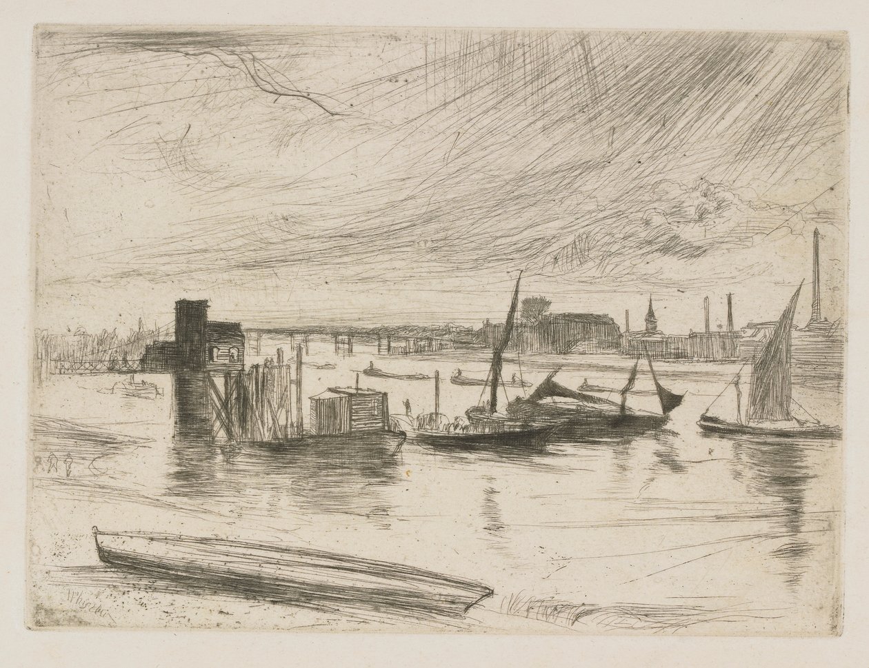 Alba a Battersea (Cadogan Pier) da James Abbott McNeill Whistler