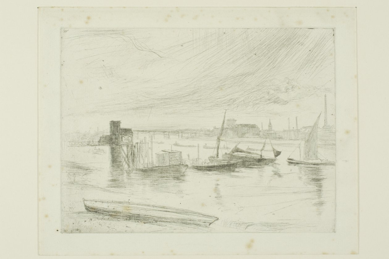 Alba a Battersea (Cadogan Pier) da James Abbott McNeill Whistler
