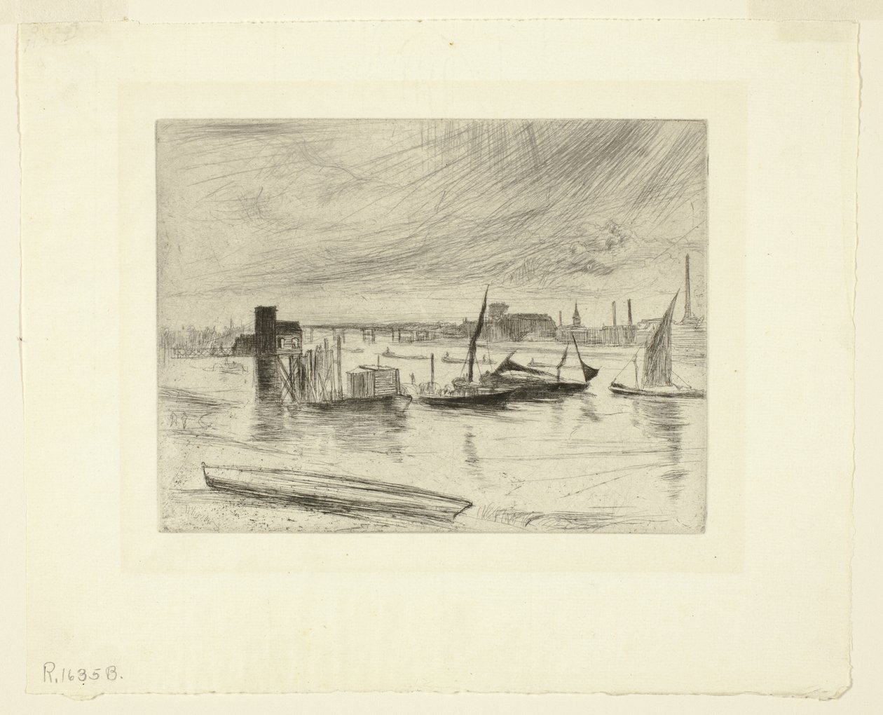 Alba a Battersea (Cadogan Pier) da James Abbott McNeill Whistler