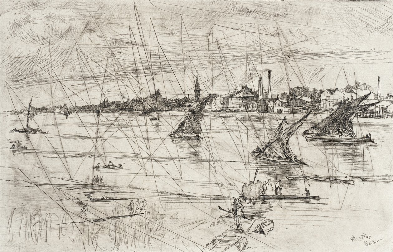 Battersea Reach da James McNeill Whistler