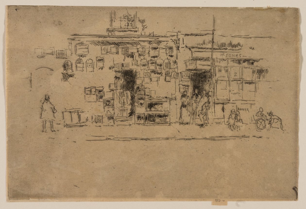 Gabbie per uccelli, Chelsea da James Abbott McNeill Whistler