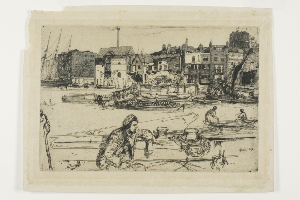 Molo del Leone Nero da James Abbott McNeill Whistler