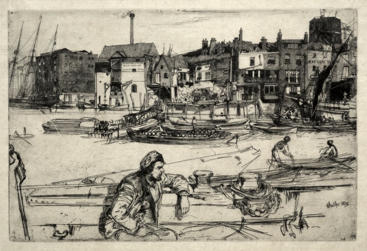 Molo del Leone Nero da James McNeill Whistler