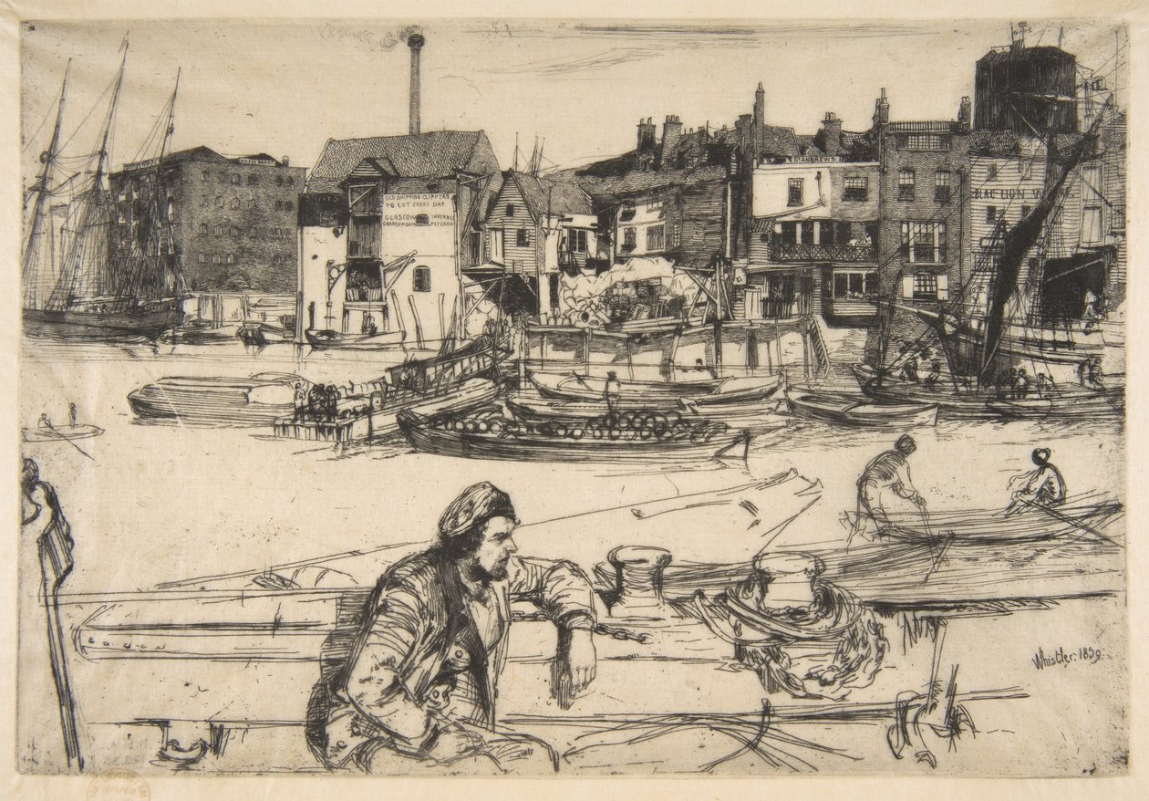 Molo del Leone Nero da James McNeill Whistler