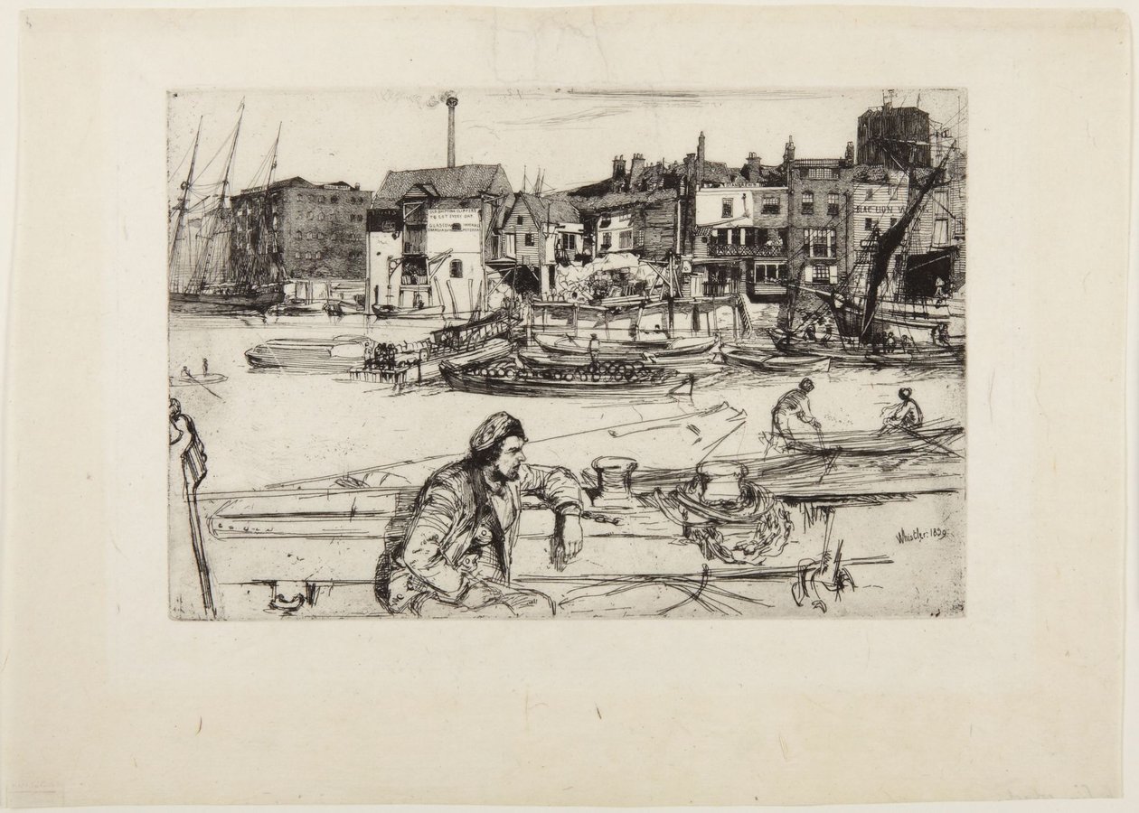 Molo del Leone Nero da James McNeill Whistler