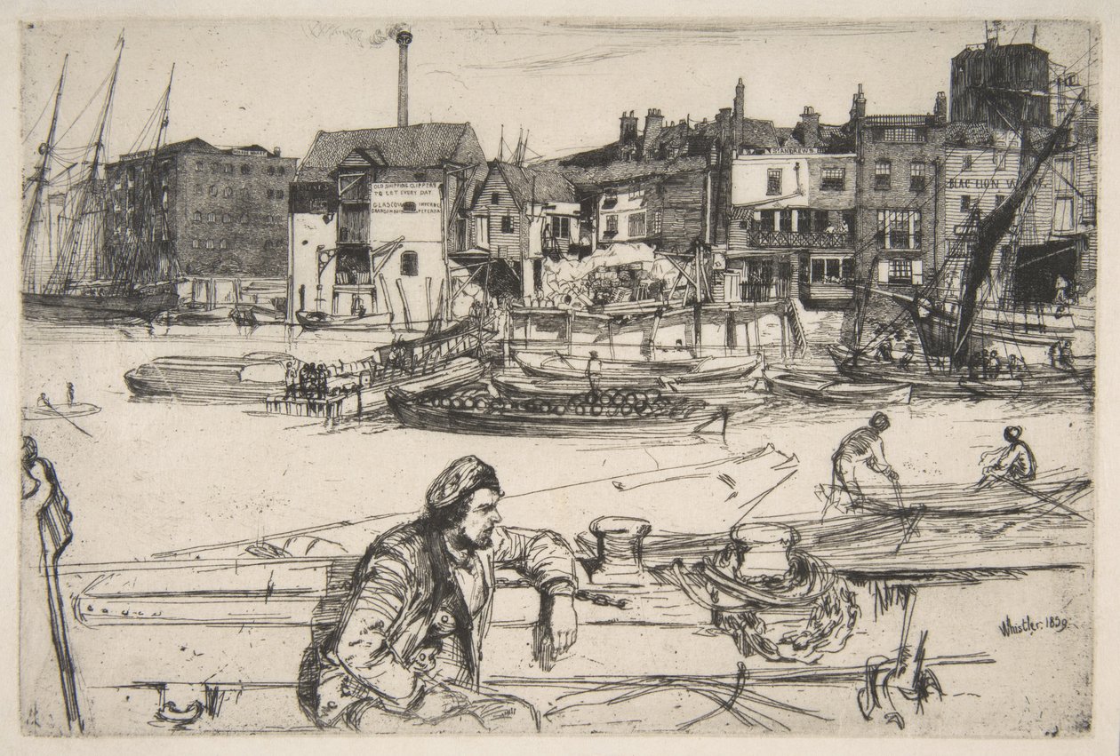Molo del Leone Nero da James McNeill Whistler