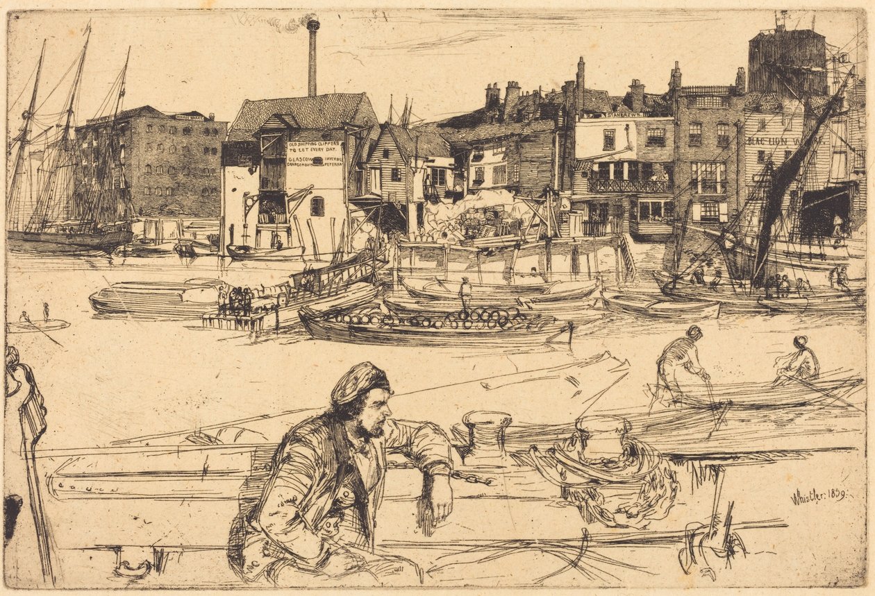 Molo del Leone Nero da James McNeill Whistler