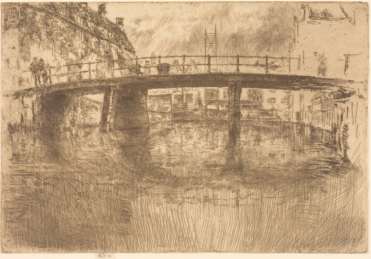 Bridge, Amsterdam da James McNeill Whistler