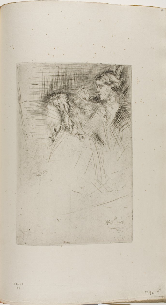 Pettinando i Capelli da James Abbott McNeill Whistler