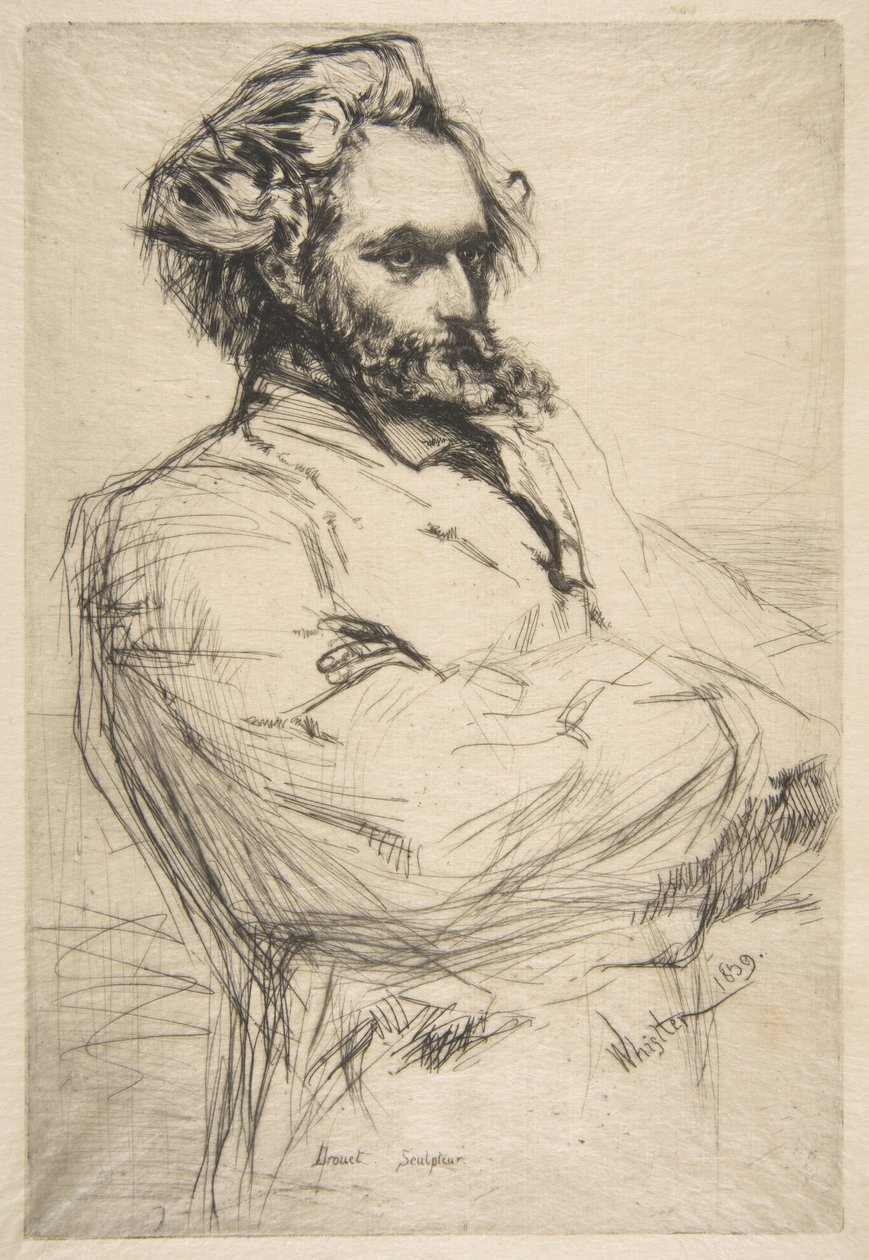 C.L. Drouet, scultore da James McNeill Whistler