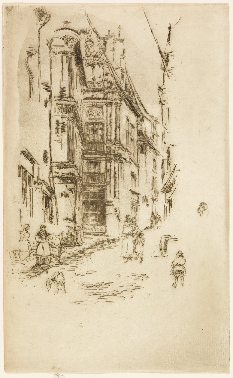 Cancelleria, Loches da James Abbott McNeill Whistler