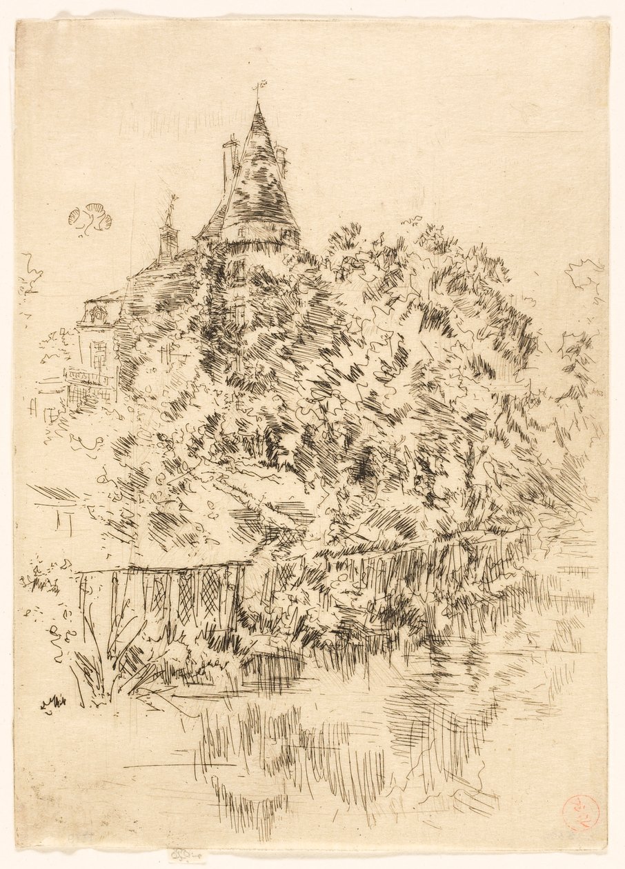Château de Verneuil, Touraine da James McNeill Whistler
