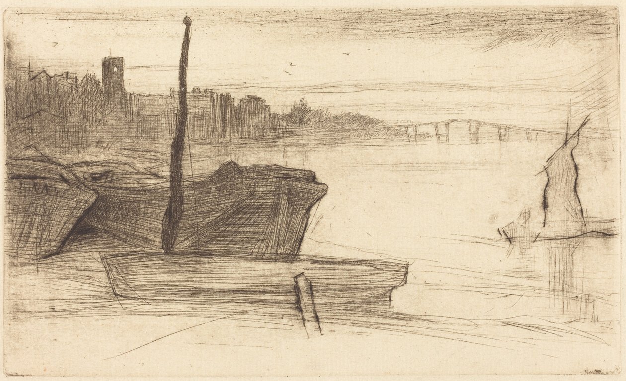 Il ponte e la chiesa di Chelsea da James McNeill Whistler