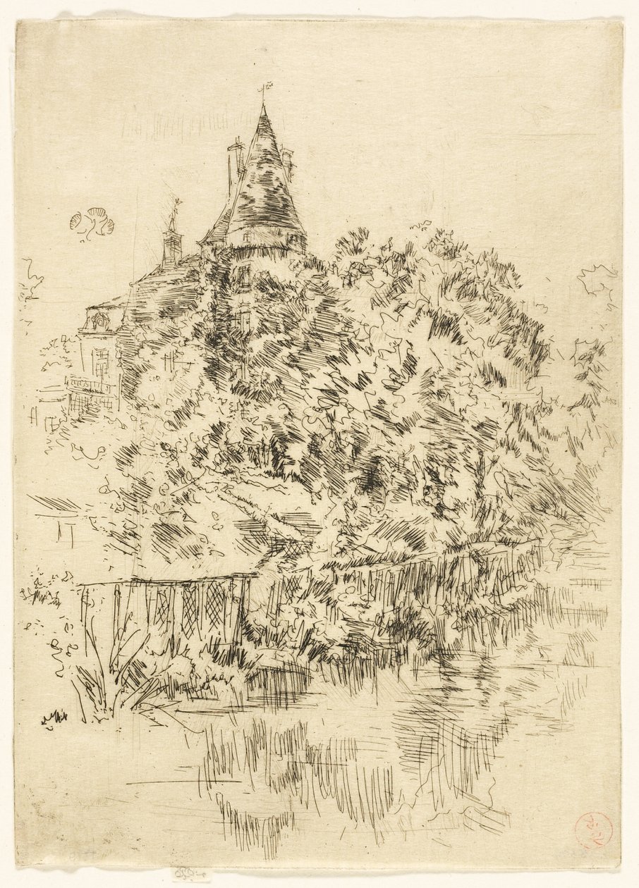 Château de Verneuil, Touraine da James Abbott McNeill Whistler