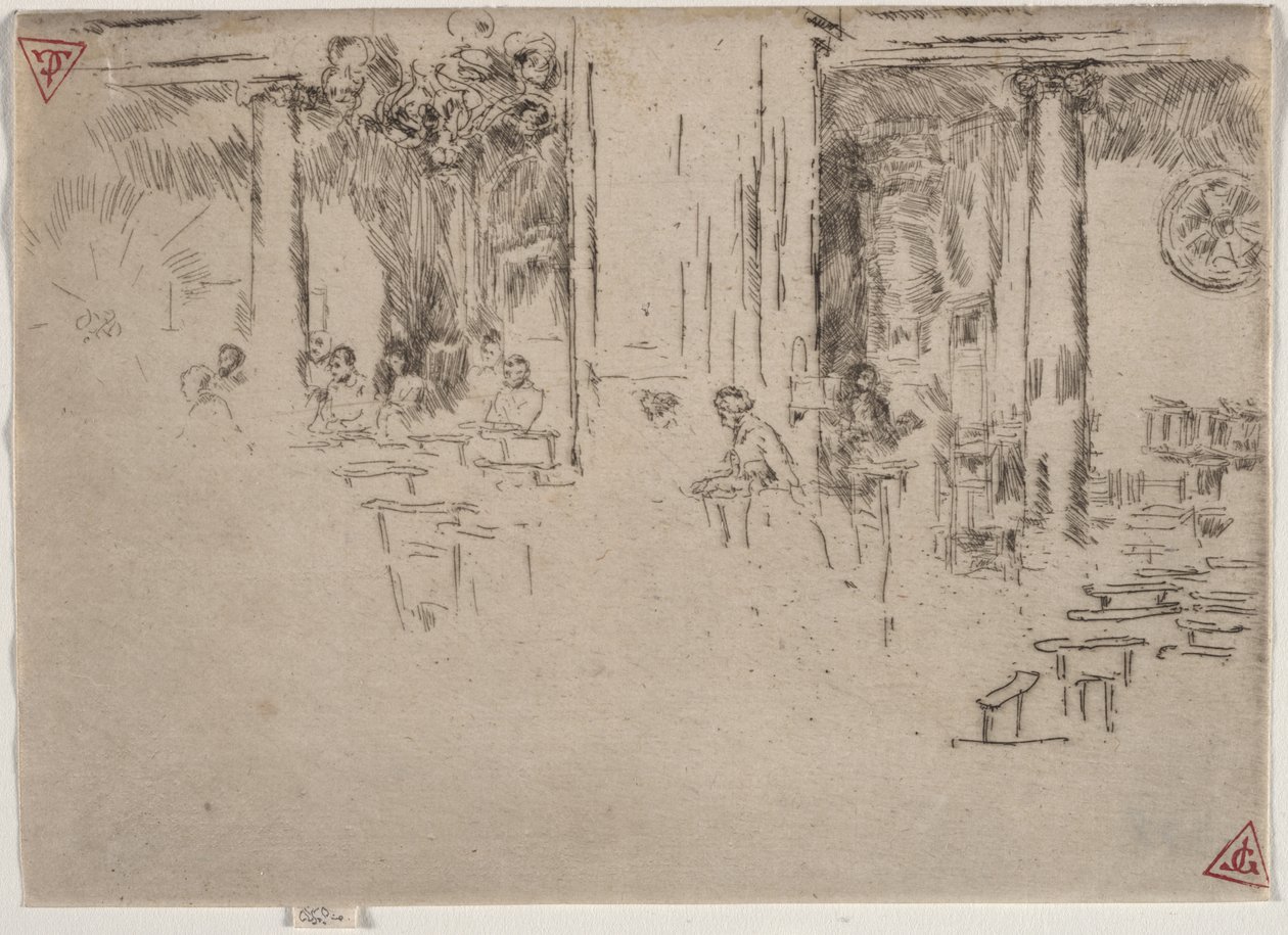 Chiesa, Bruxelles da James McNeill Whistler