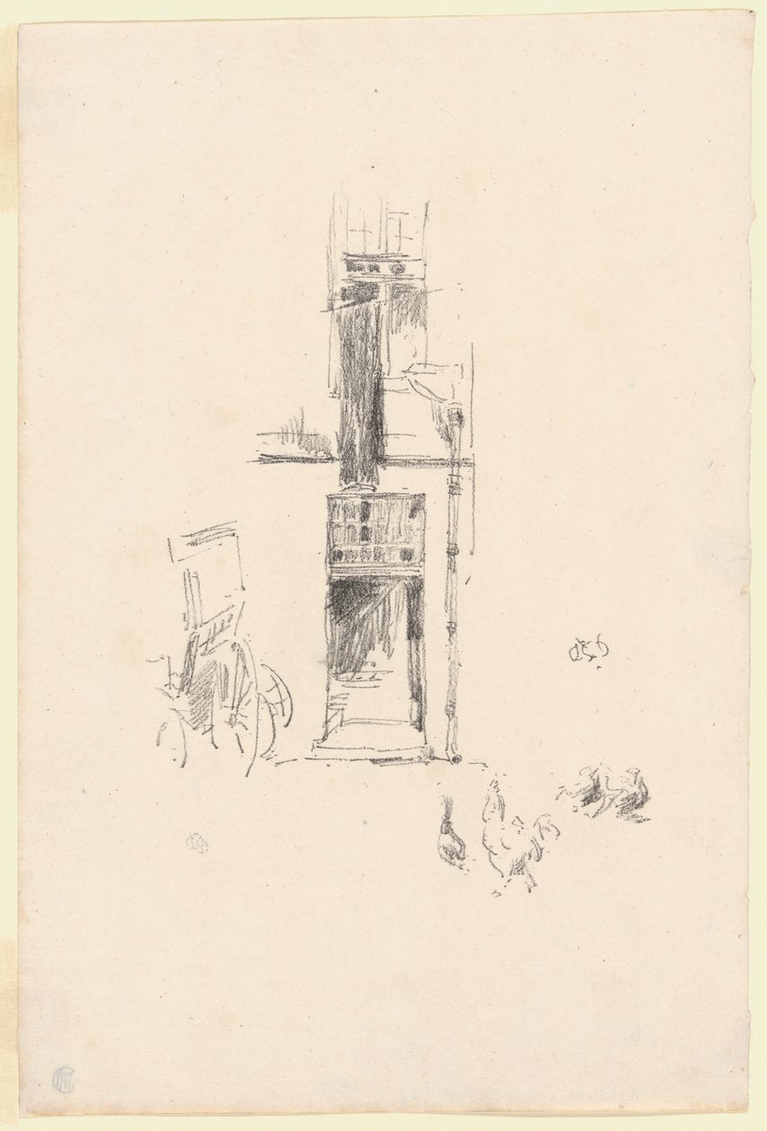 Galli e galline, Hôtel Colbert da James McNeill Whistler