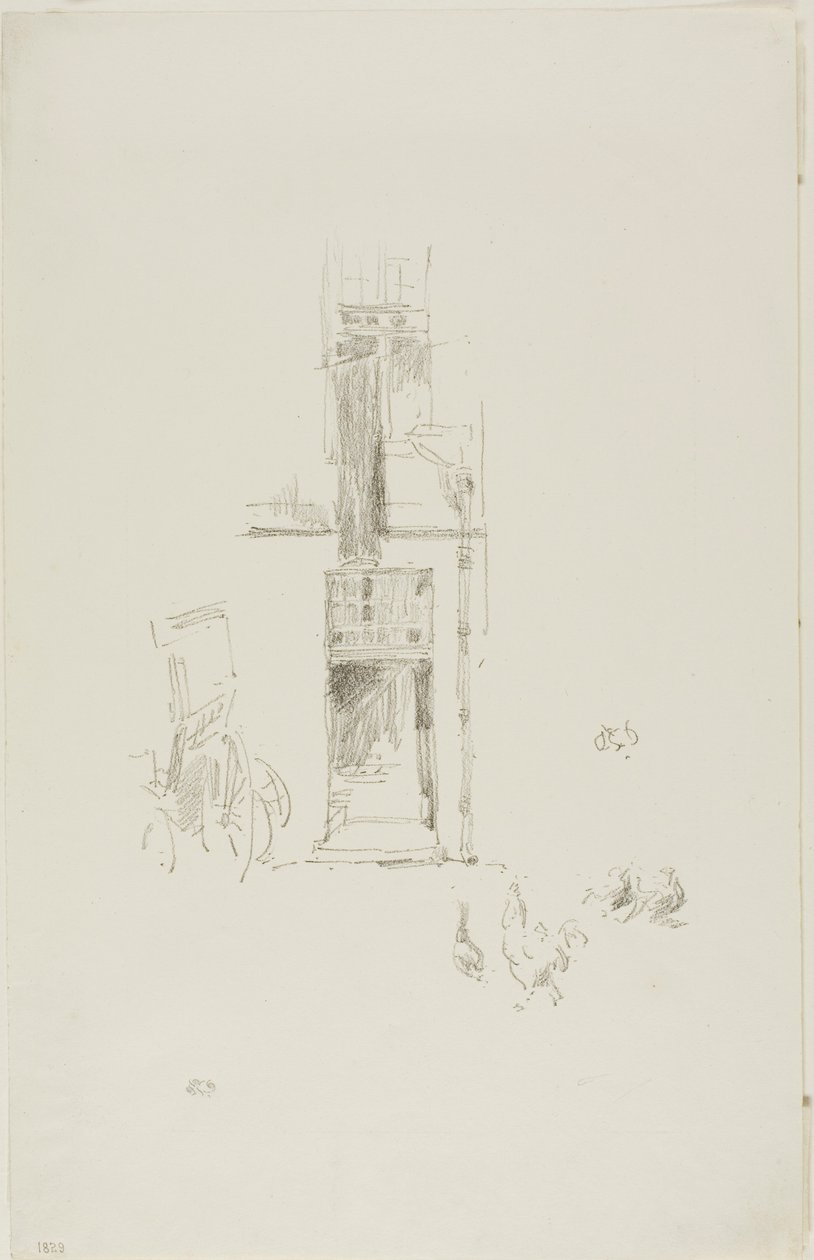 Galli e galline, Hôtel Colbert da James McNeill Whistler