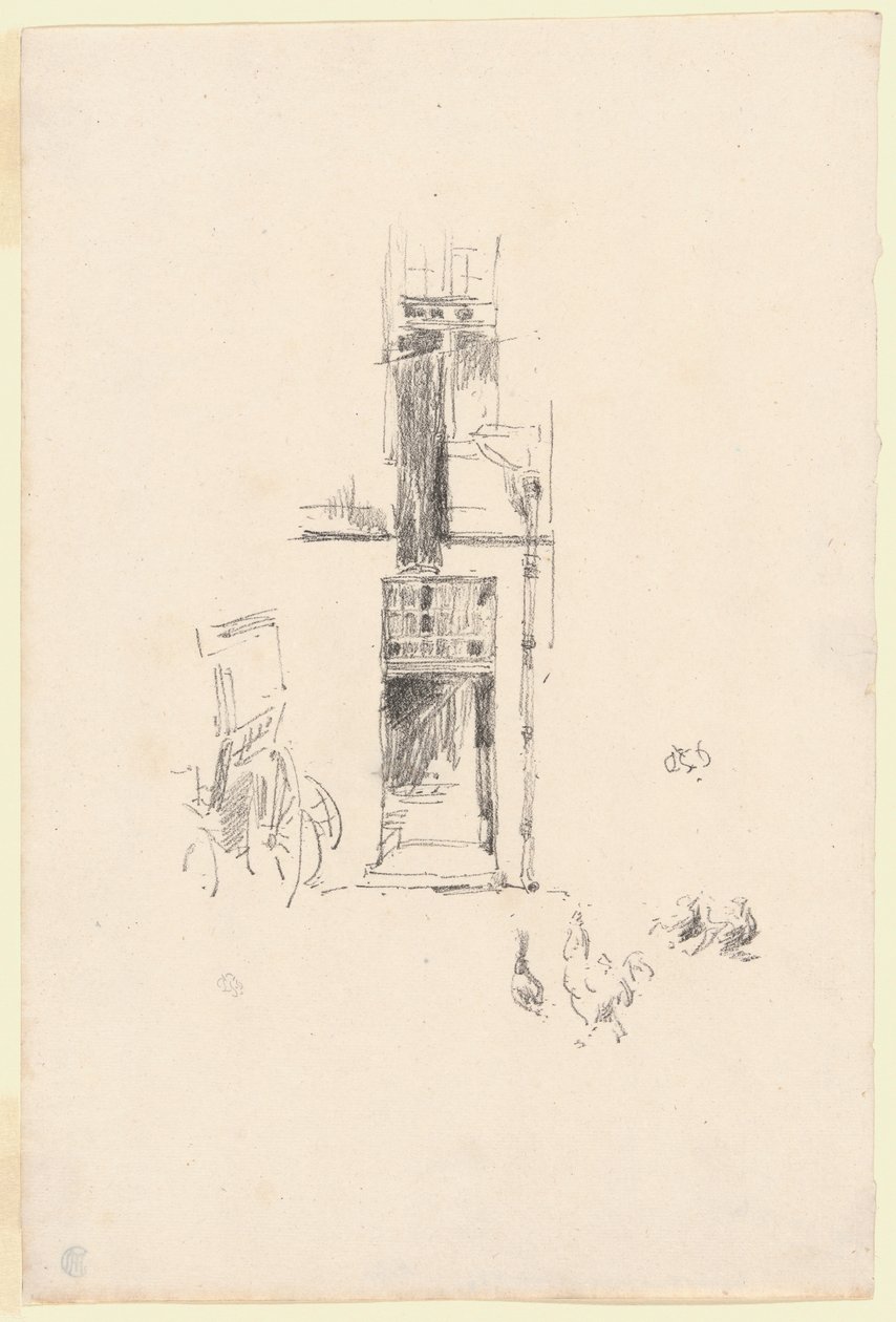 Galli e galline, Hôtel Colbert da James Abbott McNeill Whistler