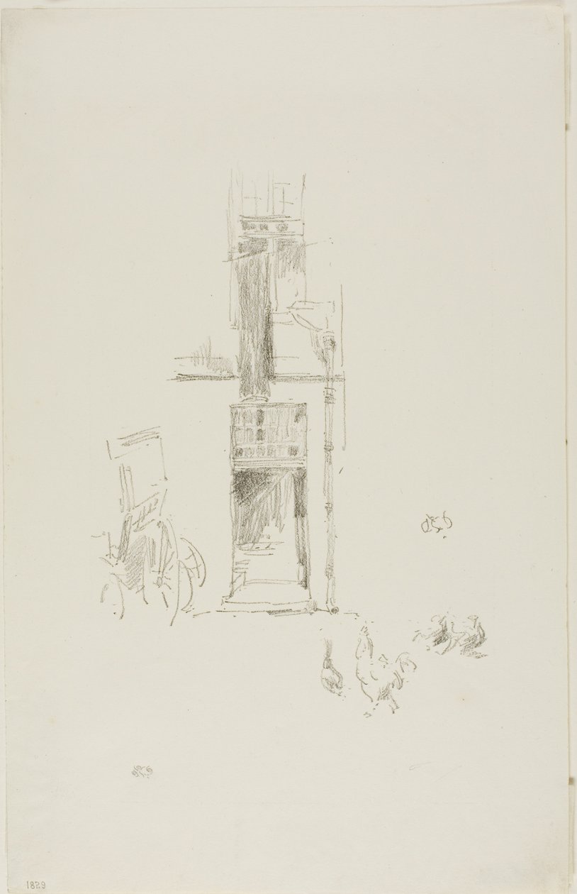 Galli e galline, Hôtel Colbert da James Abbott McNeill Whistler