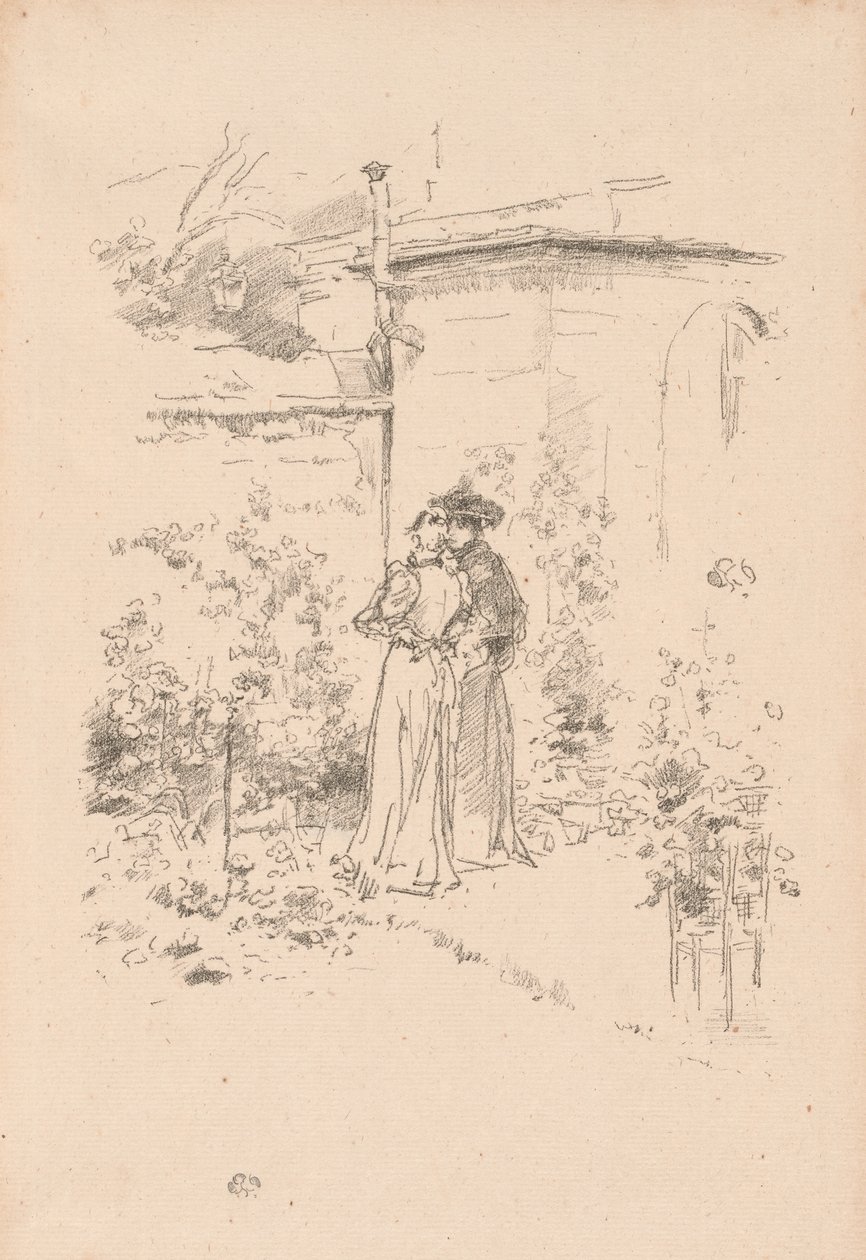 Confidenze nel giardino da James Abbott McNeill Whistler