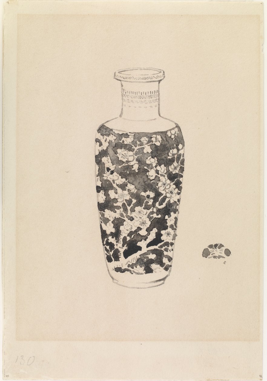 Vaso cilindrico con collo spesso da James Abbott McNeill Whistler