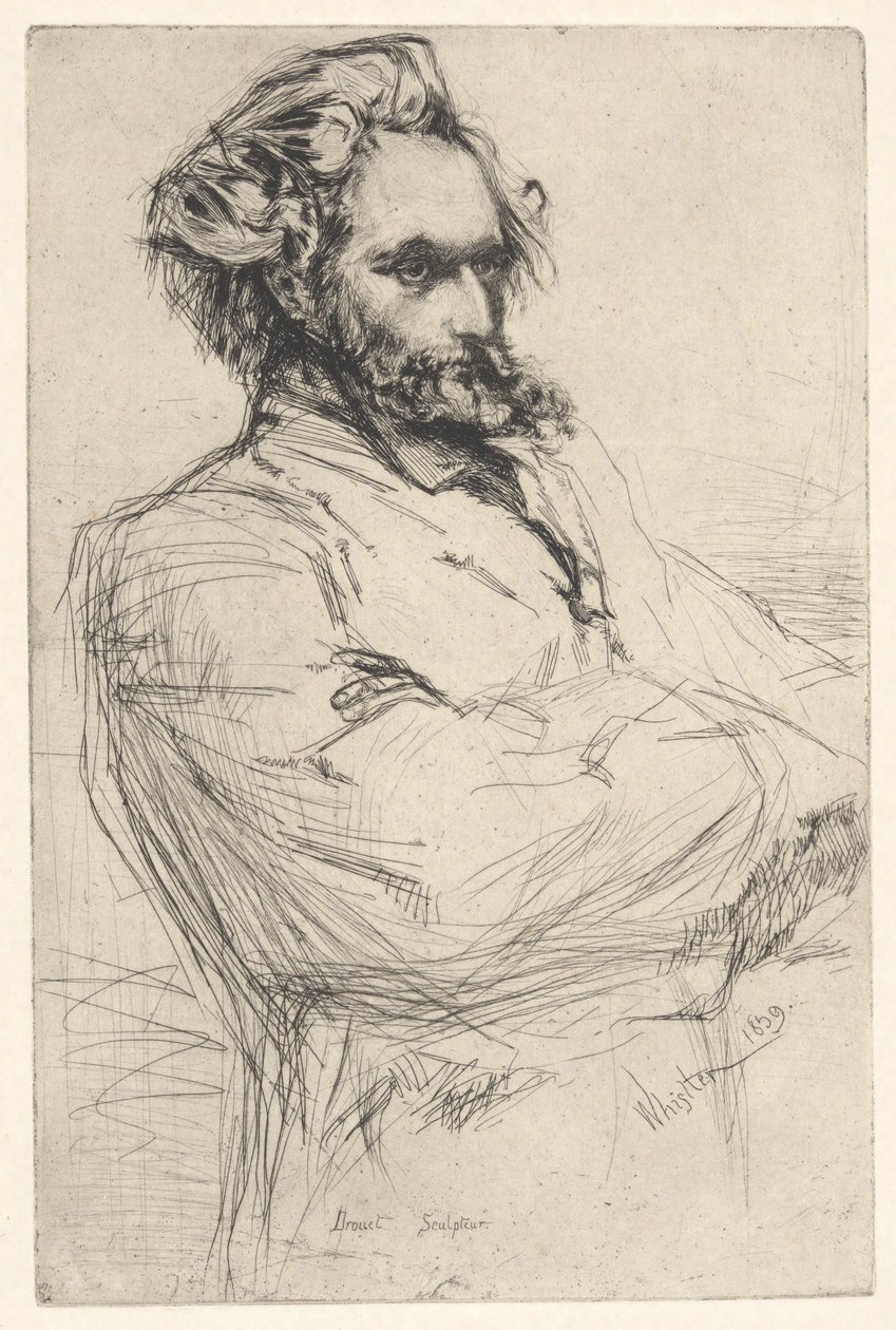 Drouet, scultore da James Abbott McNeill Whistler