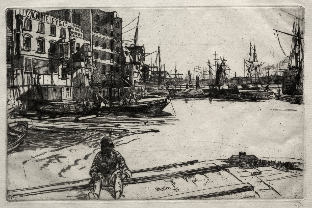 Eagle Wharf da James McNeill Whistler