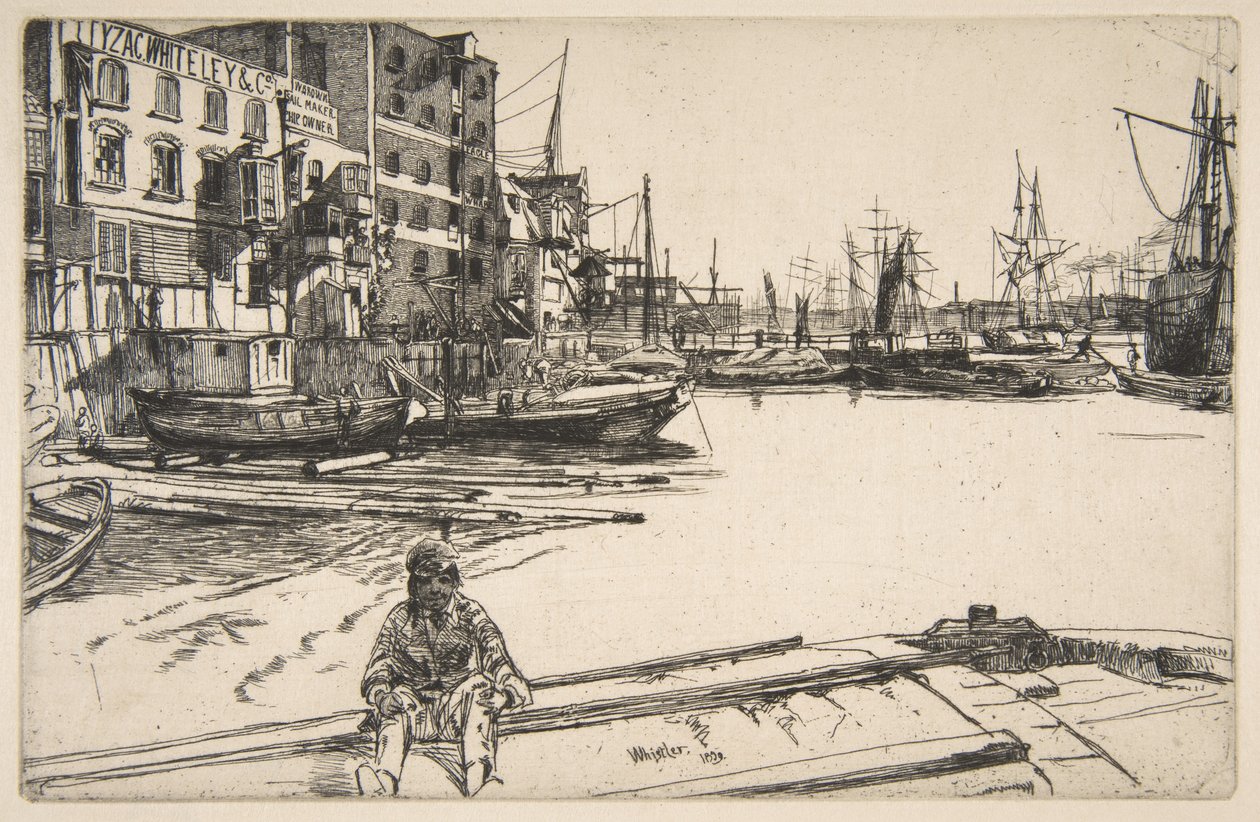 Molo dell’Aquila da James McNeill Whistler