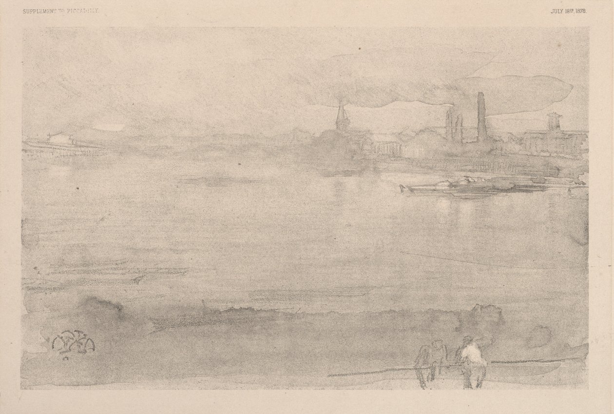 Mattino presto: il Tamigi a Battersea da James McNeill Whistler